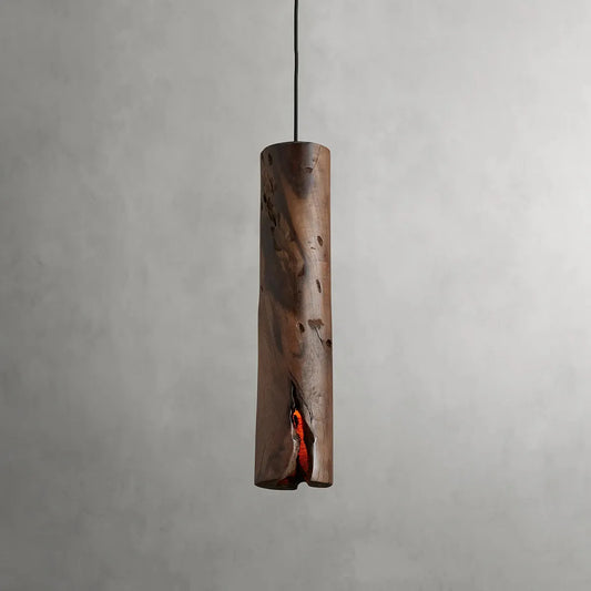 
Milo milpa wood cylinder pendant light