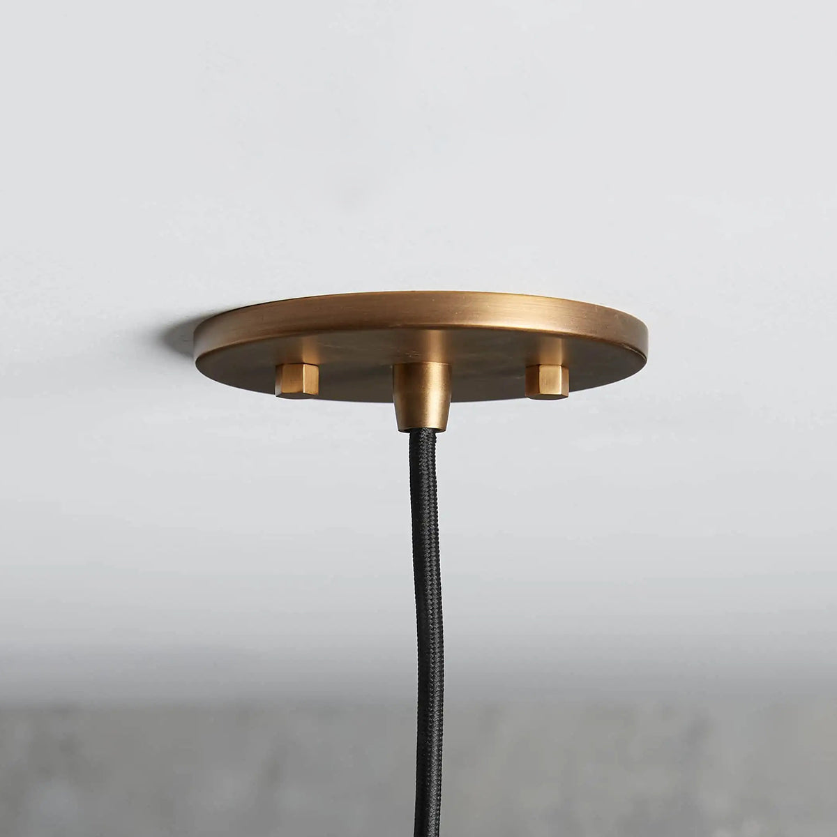 
Thea Antiqued Brass Cloche Pendant with Seeded Glass