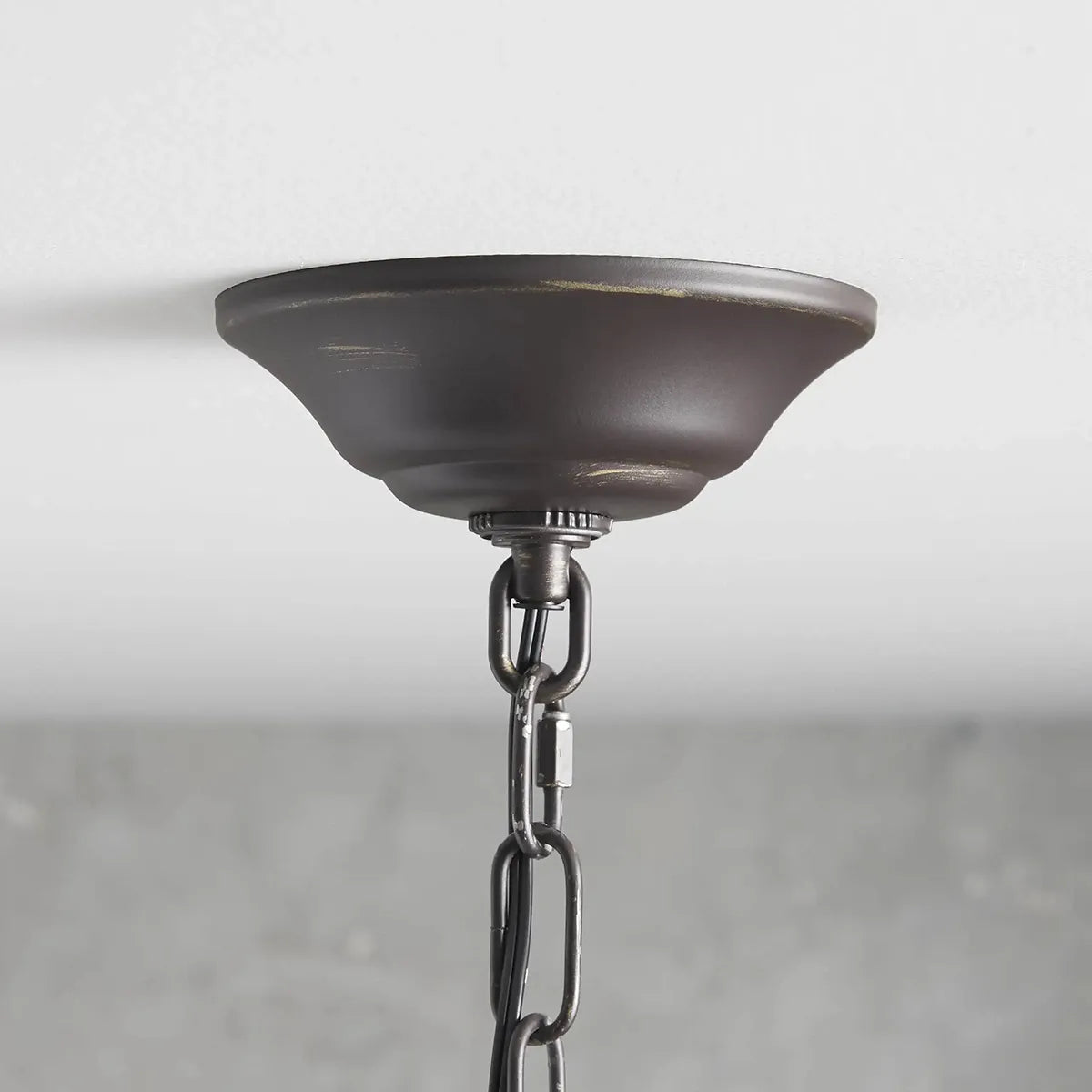 
Zara Iron Cage Pendant with Italian Crystal Spheres